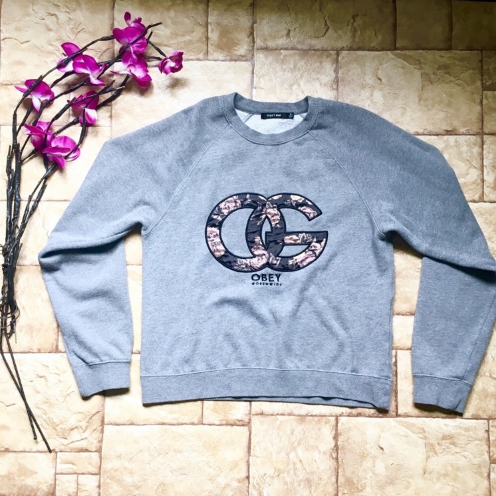 Sexy Buckle Obey OG Floral Sweater